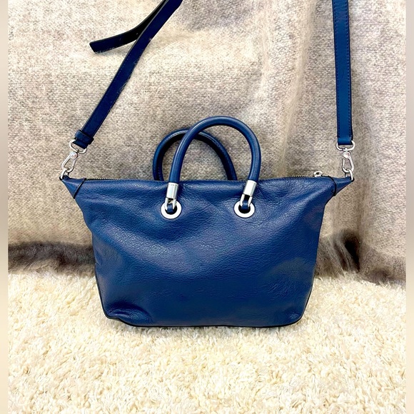 Authentic Marc Jacobs Navy Blue Leather Bag - Picture 3 of 5